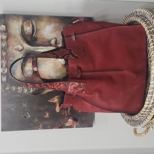 NWOT INNUE Suede Purse